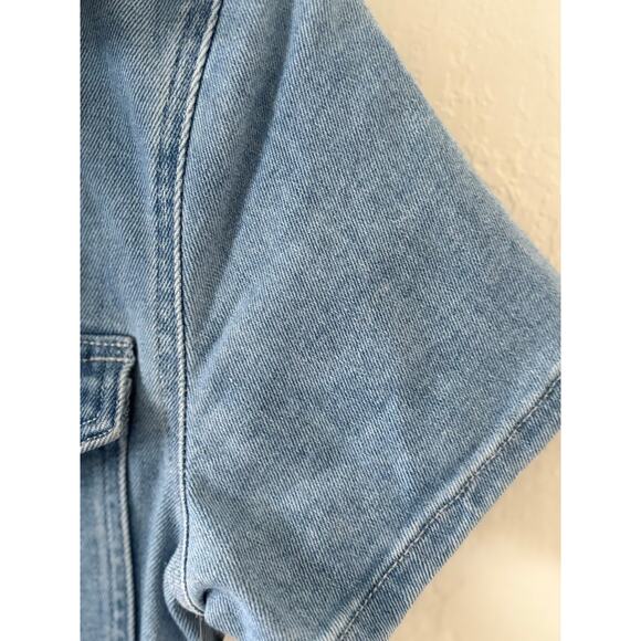 NWT Anthropologie Good American Fit for Success Denim Jumpsuit Size M - Picture 9 of 13